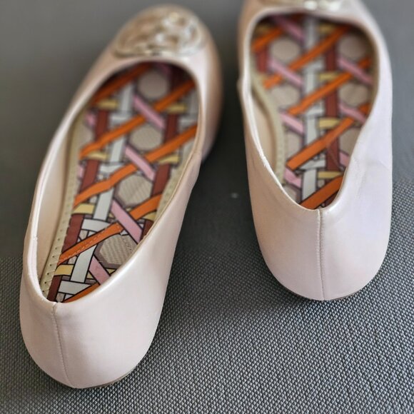 Hiliah Pink Medallion Ballet Flats. sz 6 - Picture 3 of 4